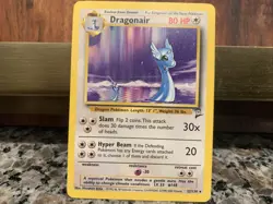 Pokemon TCG Dragonair Base Set 22/130 Unlimited Rare Card - Image 1