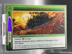Chaotic Card : Mipedim Oasis Dawn Of Perim Dop First Edition Rare Location - Image 1