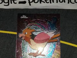 Spearow #21 Chrome Holo Pokemon Topps Chrome Series 1 Card NM front/LP back - Image 3