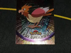 Spearow #21 Chrome Holo Pokemon Topps Chrome Series 1 Card NM front/LP back - Image 4