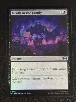 MTG Teenage Mutant Ninja Turtles Death in the Family Foil 0061 NM - Image 1