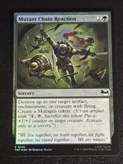 MTG Teenage Mutant Ninja Turtles Mutant Chain Reaction Foil 0125 NM - Image 1