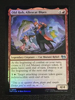 MTG Teenage Mutant Ninja Turtles Old Hob, Alleycat Blues Foil 0099 NM - Image 1