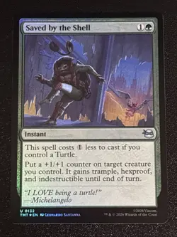 MTG Teenage Mutant Ninja Turtles Saved by the Shell Foil 0132 NM - Image 1