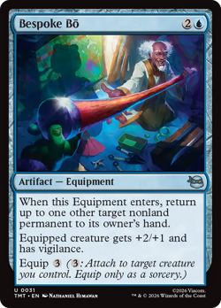 Bespoke Bo (FOIL) x1 - MTG Teenage Mutant Ninja Turtles TMT #31 - Image 1