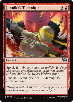 Jennika's Technique (FOIL) x1 - MTG Teenage Mutant Ninja Turtles TMT #93 - Image 1