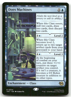 FOIL Does Machines #34 (NM) TMT Magic MTG - Image 1