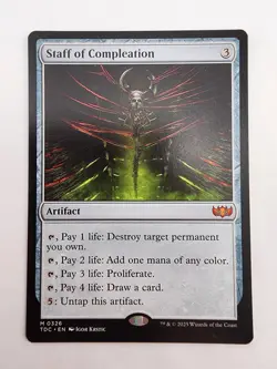 Staff of Compleation Commander: Tarkir: Dragonstorm • Regular MTG - Image 1