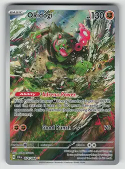 Okidogi 074/064 Illustration Rare Shrouded Fable Pokemon NM - Image 1