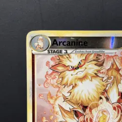 Pokemon TCG - Arcanine 1/123 Heartgold & Soulsilver Reverse Holo - MP - Image 2