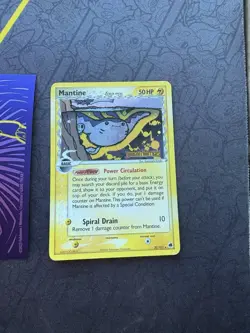 Pokemon Mantine 20/101 EX Dragon Frontiers Reverse Holo Stamped Rare 018🔥MP🔥 - Image 1