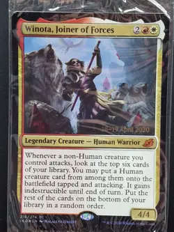 MTG Winota Joiner of Forces - IKORIA Magic The Gathering Pre-Release Promo NM - Image 2