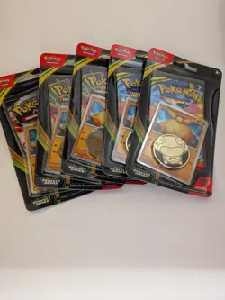 Lot of 5 POKEMON PERFECT ORDER Checklane Blister pack (Makuhita) new sealed ME03 820650853319 - Image 1