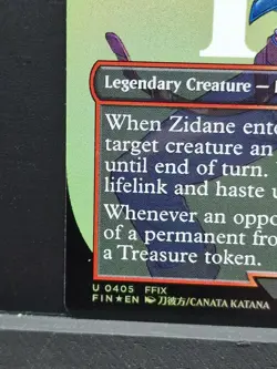 MTG Zidane, Tantalus Thief (Borderless) (FOIL) Final Fantasy Magic the Gathering - Image 5