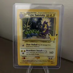 Light Toxtricity SWSH137 Pokemon Celebrations 25th Anniversary NM Holo - Image 1
