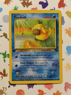 Pokemon TCG Psyduck 53/62 Fossil *1st Edition* English 1999 - Image 1