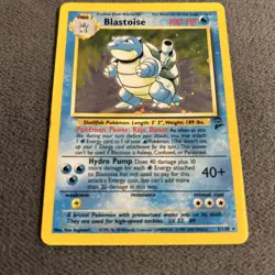 Pokemon – Blastoise – Base Set 2 – Holo – Lightly Played – Holo + Swirl 🔥 - Image 3
