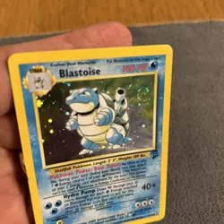 Pokemon – Blastoise – Base Set 2 – Holo – Lightly Played – Holo + Swirl 🔥 - Image 5
