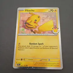 Pikachu Pokemon Day 2026 051/162 30th Anniversary Promo Pokemon.. - Image 1