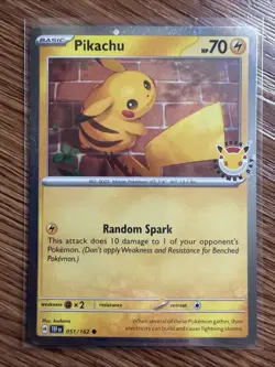 2026 Pokemon Day 30th Anniversary Pikachu 051 Stamped Promo - Image 1