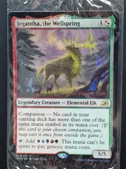 Jegantha the Wellspring Ikoria Lair of Behemoths NM Magic MTG Pre-Release Promo - Image 2