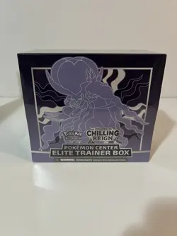 Pokemon SW&SH Pokemon Center Chilling Reign Shadow Rider Elite Trainer Box - Image 1