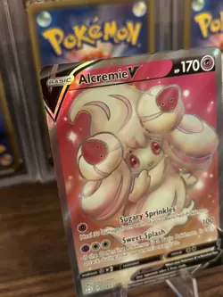 Pokemon TCG Alcremie V 064/072 Holo Full Art Ultra Rare - Shining Fates - Image 3