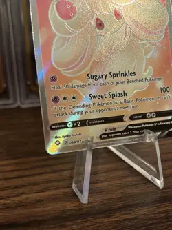 Pokemon TCG Alcremie V 064/072 Holo Full Art Ultra Rare - Shining Fates - Image 5