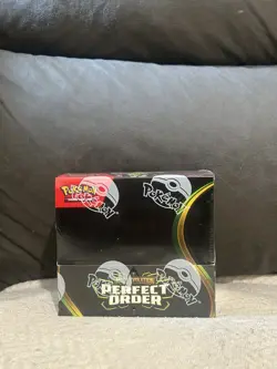 Pokemon TCG Mega Evolution-Perfect Order Booster Display Box 36 Packs In Hand - Image 1