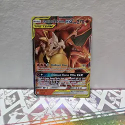 Pokemon Charizard & Braixen GX 22/236 Cosmic Eclipse Holo 2019 - Image 1
