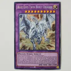 Blue-Eyes Twin Burst Dragon - MP17-EN056 - HP/DMG - Secret Rare - 1st ed Yugioh - Image 1