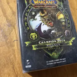 WOW WORLD OF WARCRAFT Champion Deck - Hogger MONSTER NEW SEALED English. Sealed - Image 2