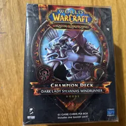 WOW WORLD OF WARCRAFT Champion Deck - Dark Lady Sylvanas Windrunner. Sealed New - Image 1