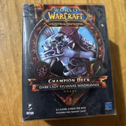 WOW WORLD OF WARCRAFT Champion Deck - Dark Lady Sylvanas Windrunner. Sealed New - Image 2