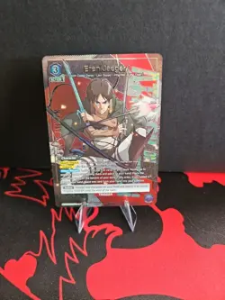 Union Arena Eren Jaeger 1 Star Rare Alt (Alternate Art) UE10BT/AOT-1-027 English - Image 1