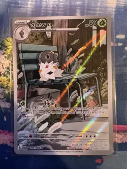 Pokemon Spewpa Full Art Holo Rare 089/088 POR Set Trading Card - Image 1