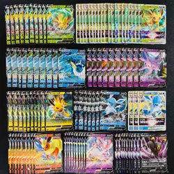 100 Eevee Series V Vmax Holo Arts Lot Set Pokemon Japanese Cards W094 - Image 1