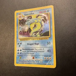 1999 Pokemon Gyarados Base Set Holo Card 006/102 - Image 3