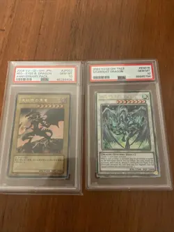 Yugioh Cards PSA 10 x2 - Image 1