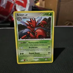 Scizor Pokemon TCG Stormfront Non-Holo Rare Card #25/100 - Image 1