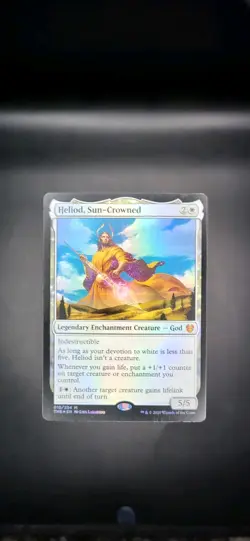 Heliod, Sun-Crowned foil card Legendary God Commander Magic The Gathering NM - Image 1