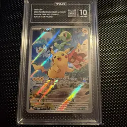 TAG 10 Pikachu 027 Sv: Scarlet & Violet Promo Cards Holo - Image 1