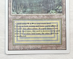 1x Bayou Revised Edition Dual Land MTG Magic the Gathering LP/NM - Image 3