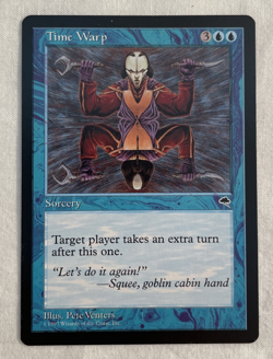 1x Time Warp Tempest MTG Magic the Gathering NM - Image 1
