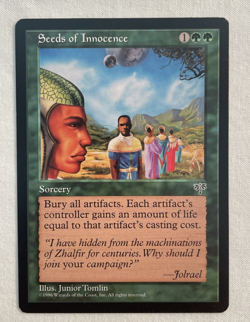 Seeds of Innocence Mirage MTG Magic the Gathering LP - Image 1