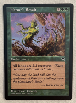 1x Nature's Revolt Tempest MTG Magic the Gathering NM - Image 1