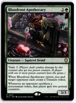 Bloodroot Apothecary NM BLC Commander: Bloomburrow MTG - Image 1