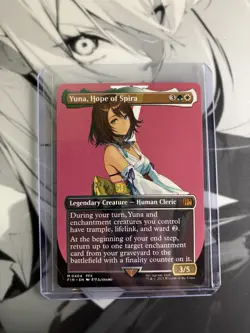 Magic: The Gathering Yuna, Hope of Spira (Borderless) - FINAL FANTASY (FIN) 404 - Image 1