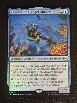 MTG Teenage Mutant Ninja Turtles Donatello, Gadget Master Foil 0035 NM Rare - Image 1