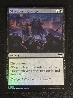 MTG Teenage Mutant Ninja Turtles Shredder's Revenge Foil 0076 NM - Image 1